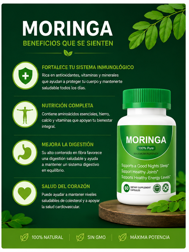 MORINGA (60 CÁPSULAS)
