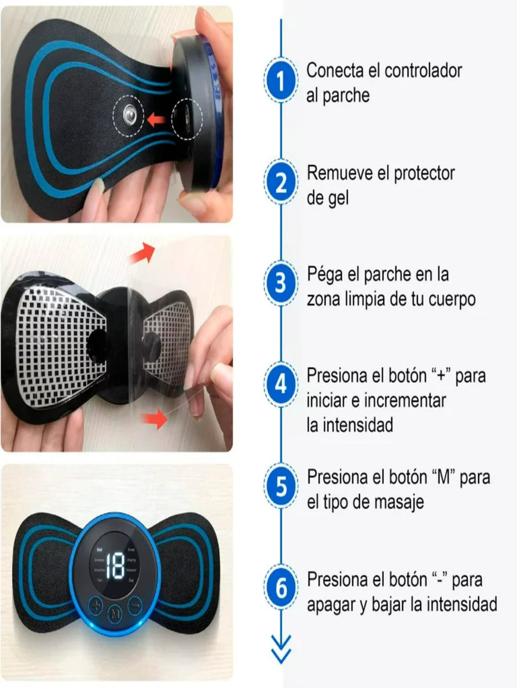Mini Masajeador Eléctrico Portátil: Alivio Instantáneo y Profundo en Cualquier Lugar 🚀