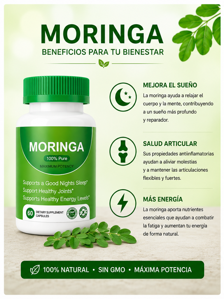 MORINGA (60 CÁPSULAS)